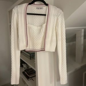 Gab and Kate 2 Piece Cropped Sweater Set!